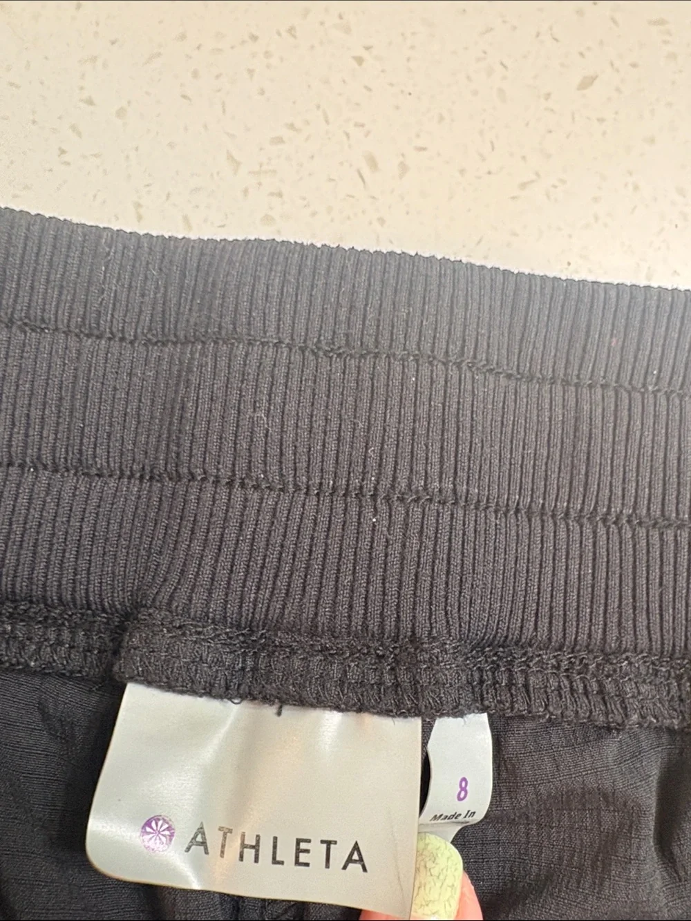Athleta Trekkie Shortie Women's Shorts Size 8 - Black